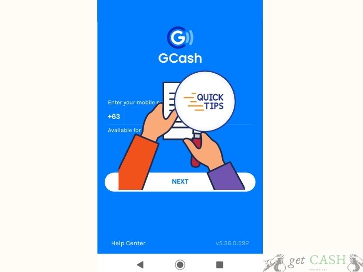 Quick tips with gcash background