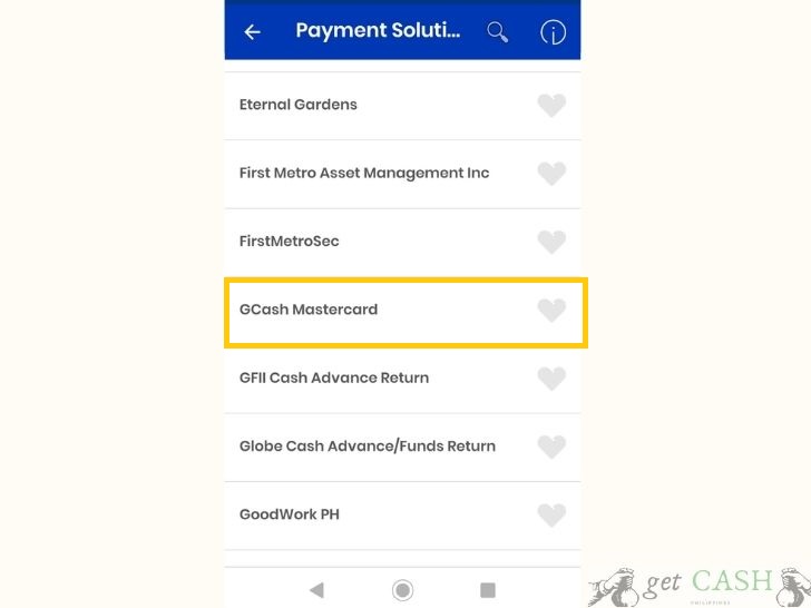 gcash mastercard under payment solution