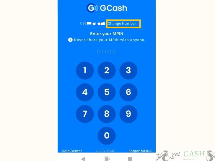 how to change gcash number in lazada wallet