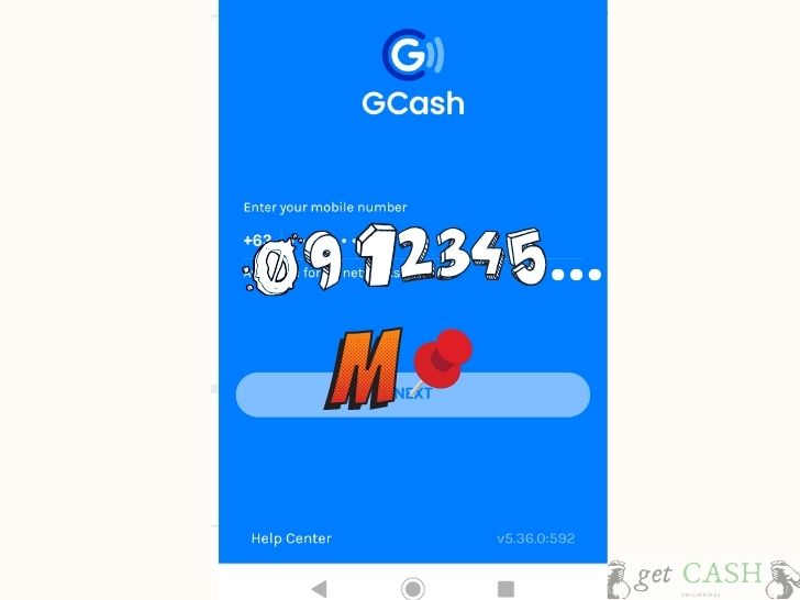 Gcash MPIN and gcash Account Number