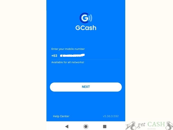 log in to gcash