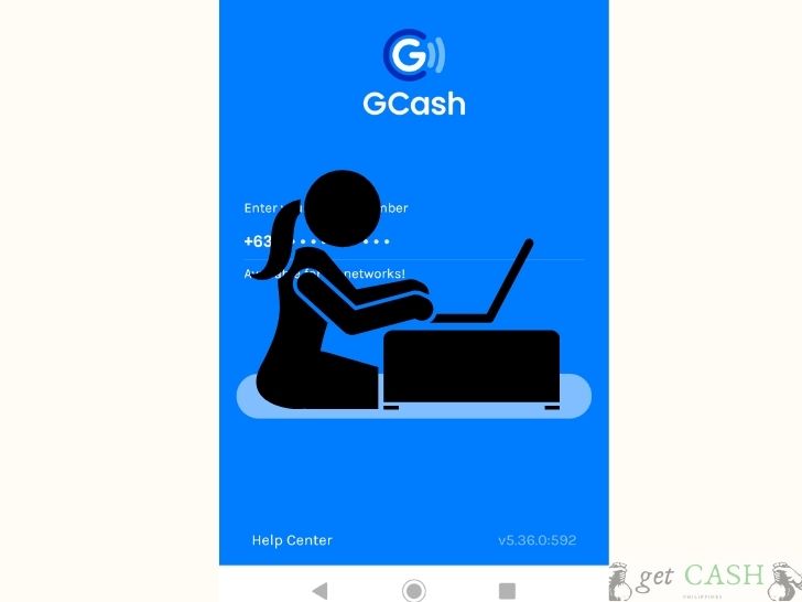 Use your account number in gcash