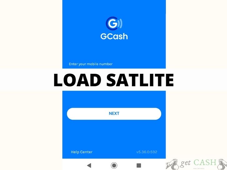 Load Satlite Using Gcash step by step