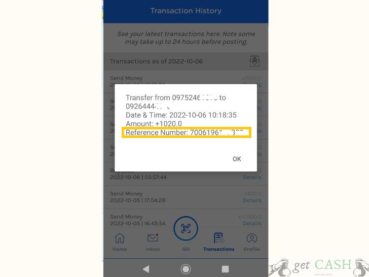 How to Track Gcash Reference Number  