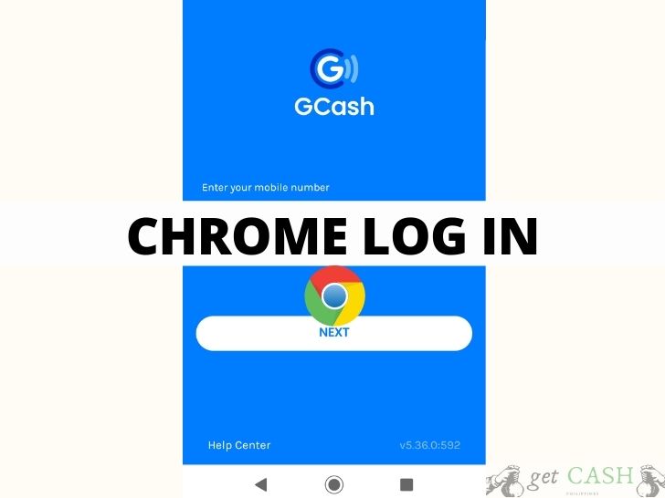 Log in using Chrome