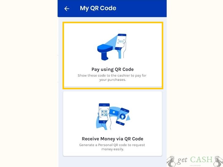Pay using QR code