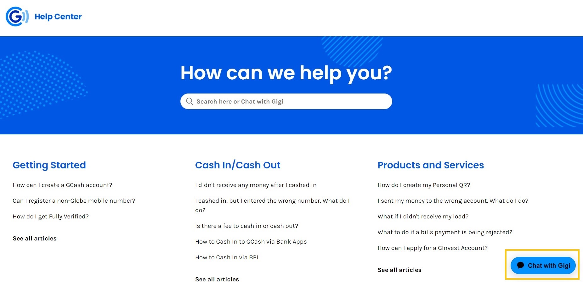 gcash customer service email