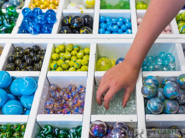 marbles different sizes